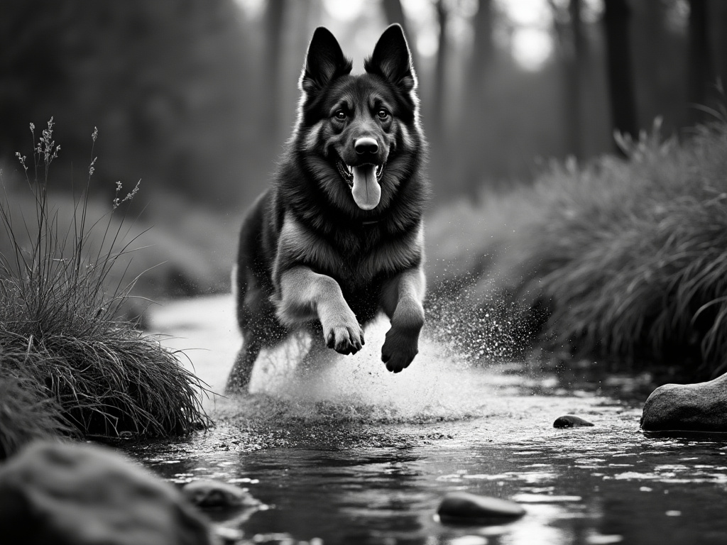 Ansel Adams German Shepherd 2