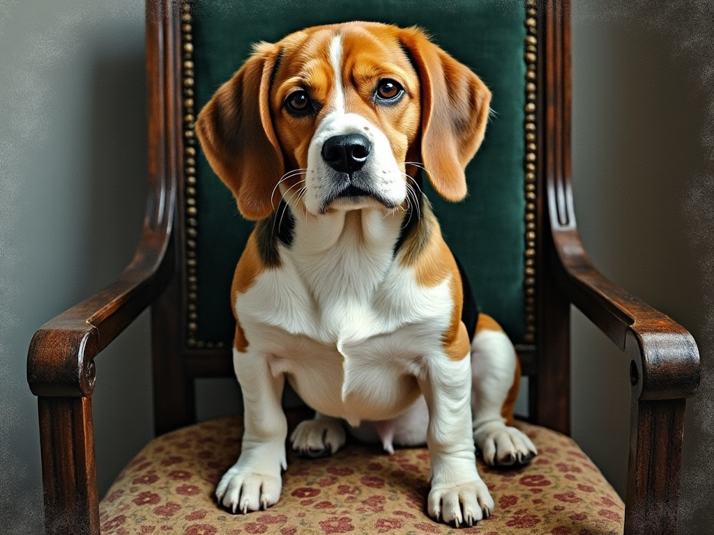 Claude Monet Beagle 7