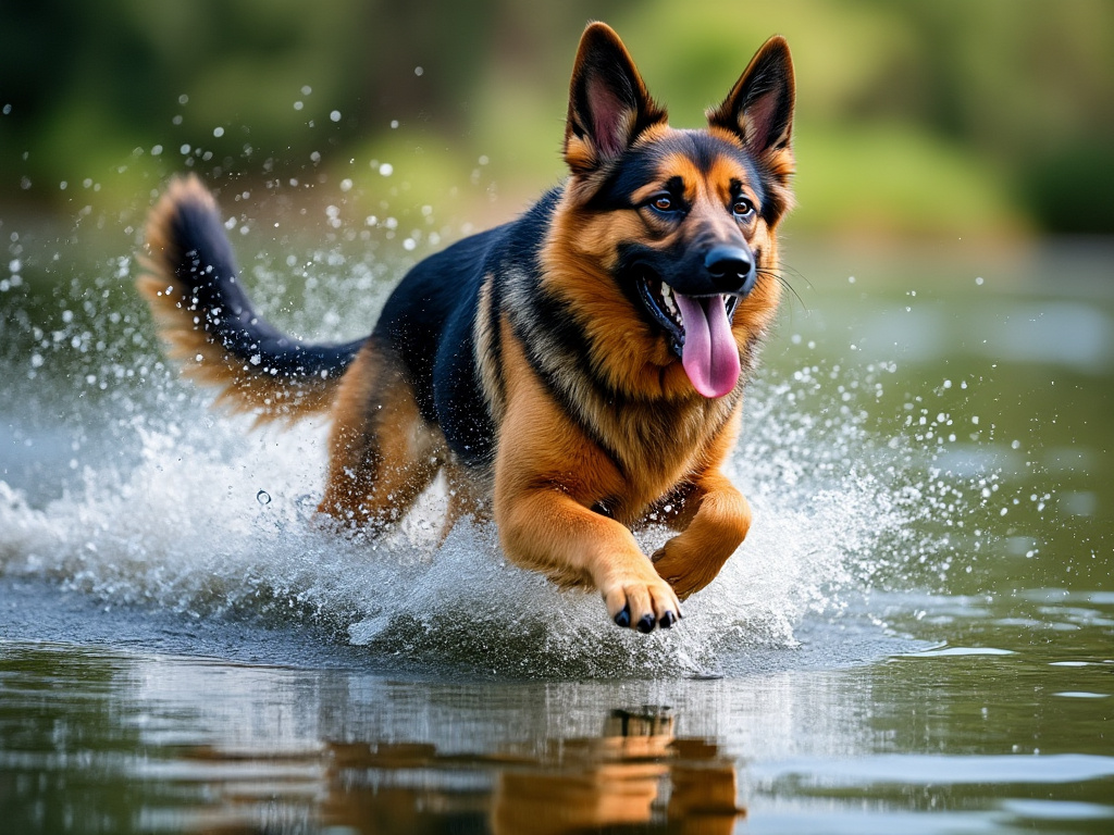 Claude Monet German Shepherd 4