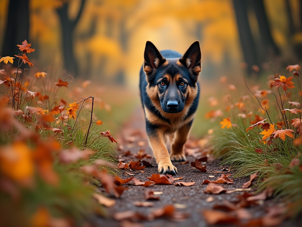 Claude Monet German Shepherd 5