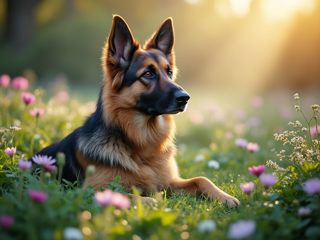 Claude Monet German Shepherd 8