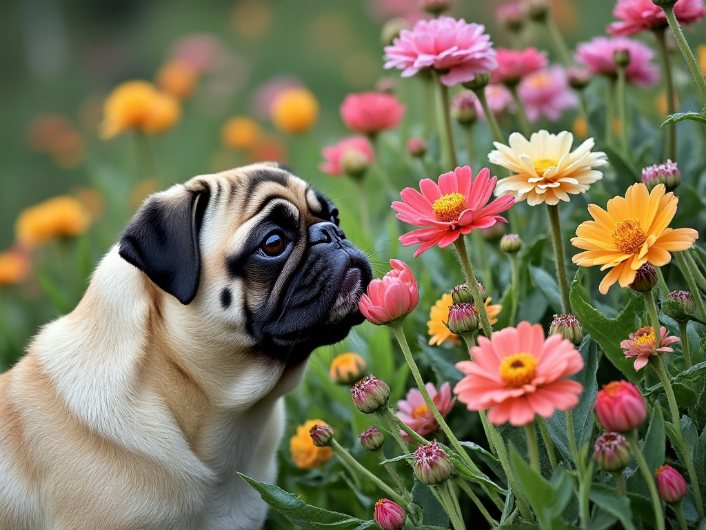 Claude Monet Pugs Cover