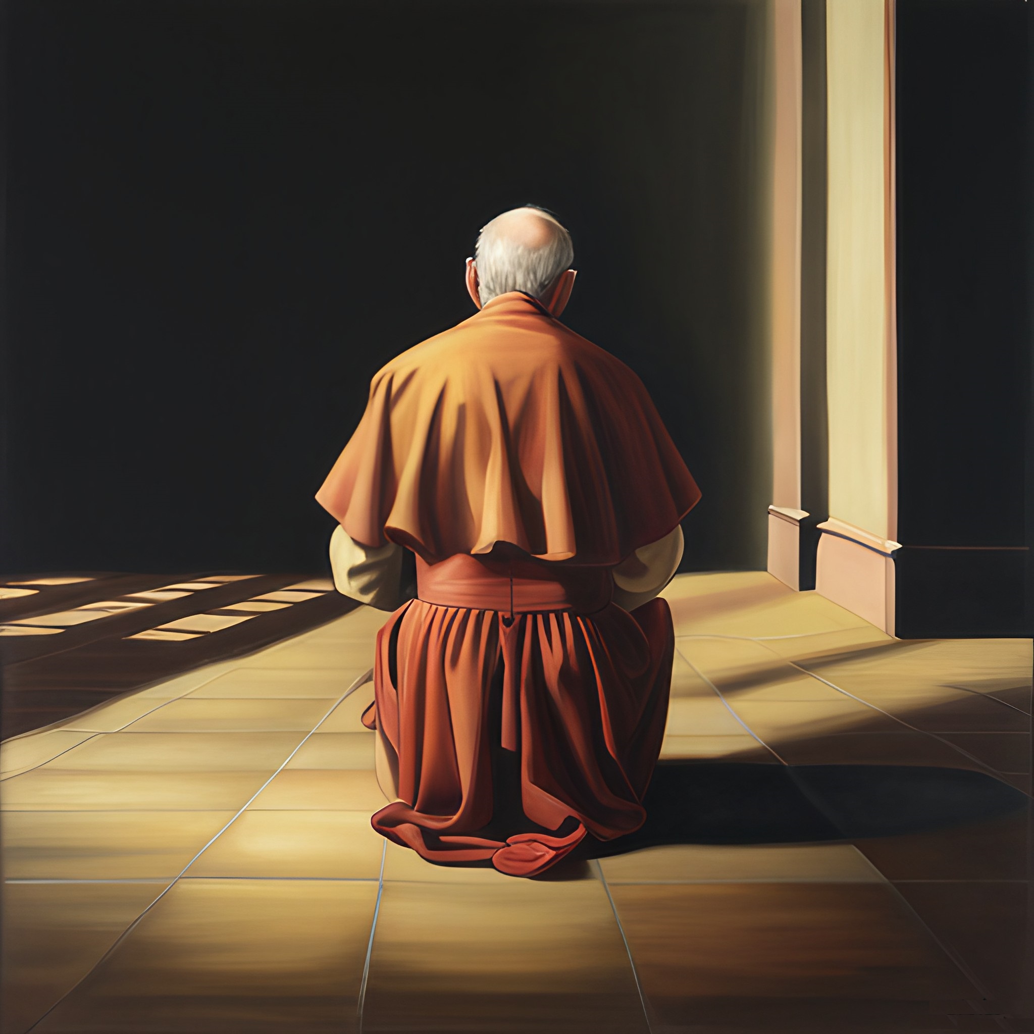 Monk Praying 1