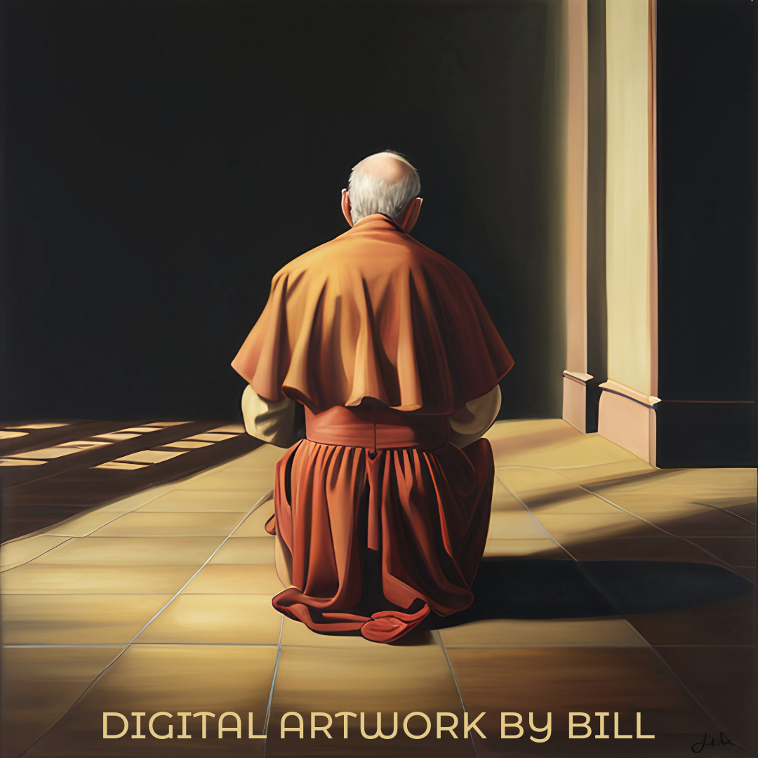 Monk Praying 1