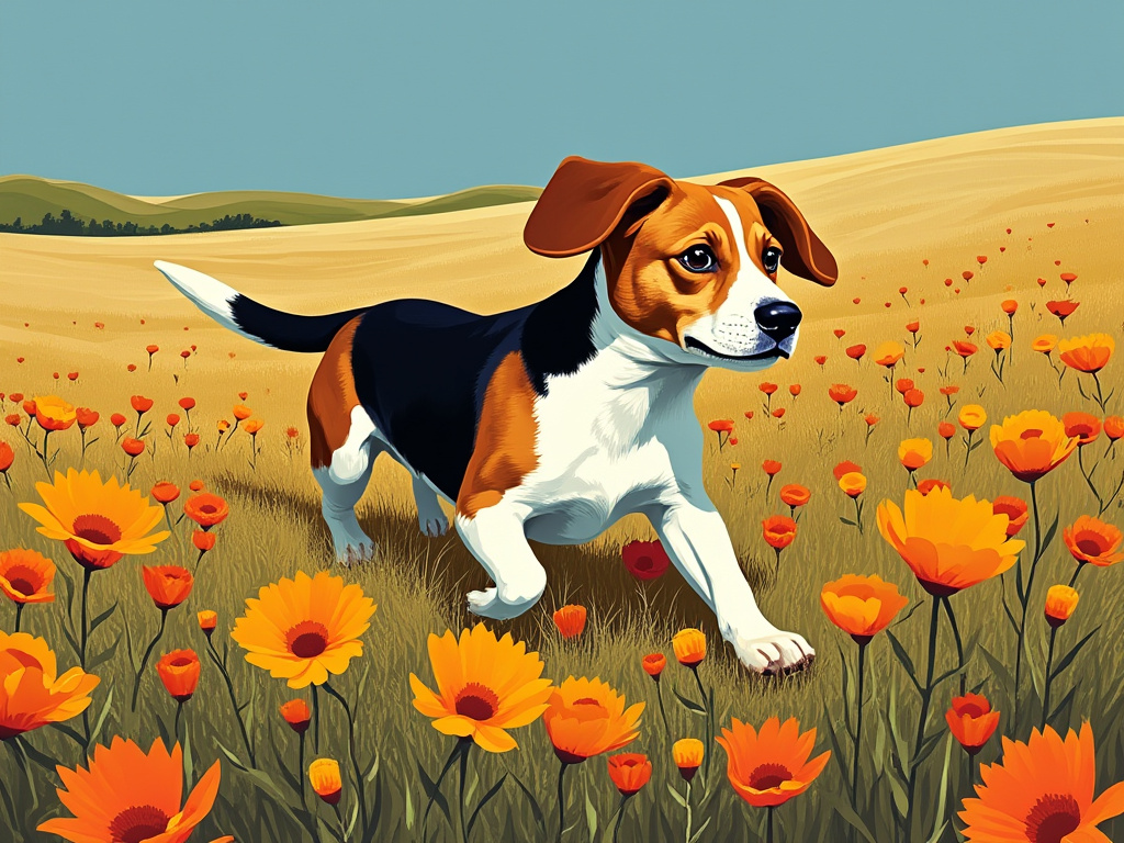 Georgia Okeeffe Beagle 11