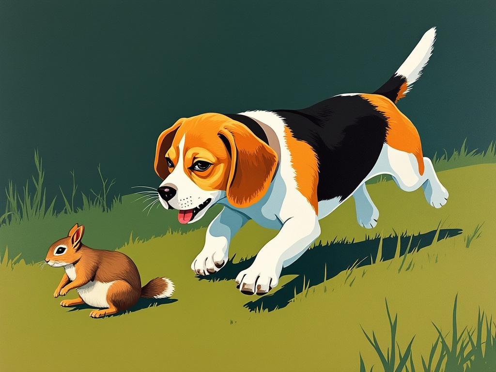 Georgia Okeeffe Beagle 2