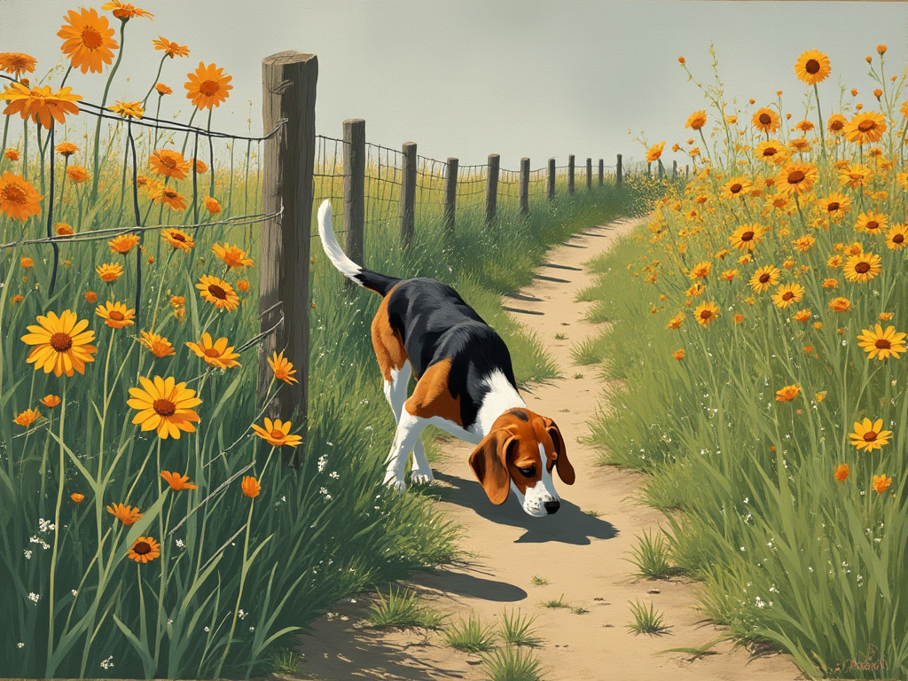 Georgia Okeeffe Beagle 5