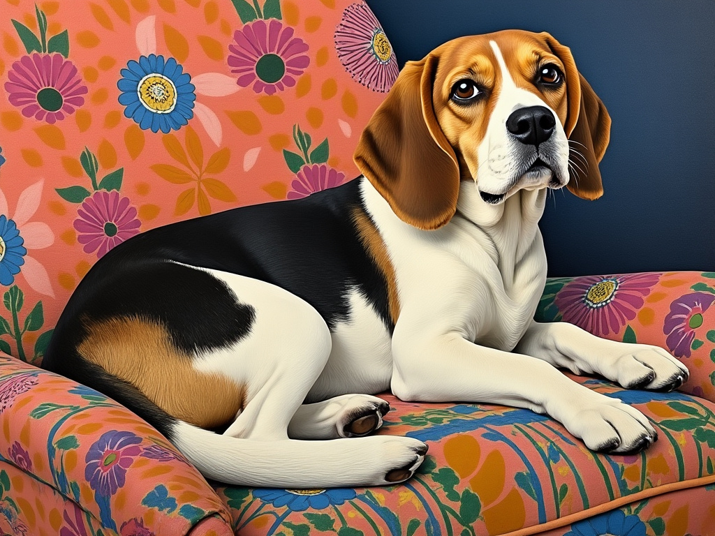 Georgia Okeeffe Beagle 7