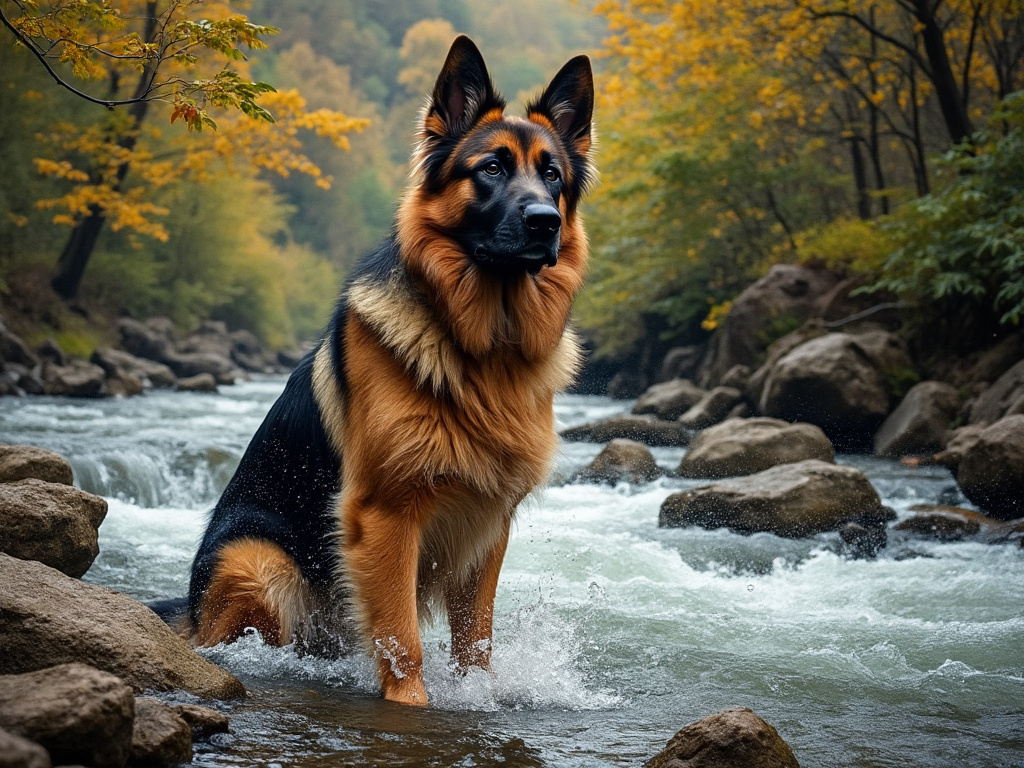 Leonardo Da Vinci German Shepherds Cover
