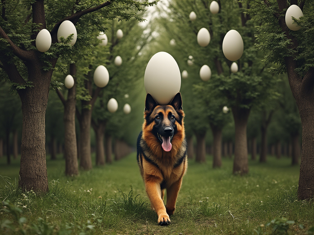 Rene Magritte German Shepherds Cover