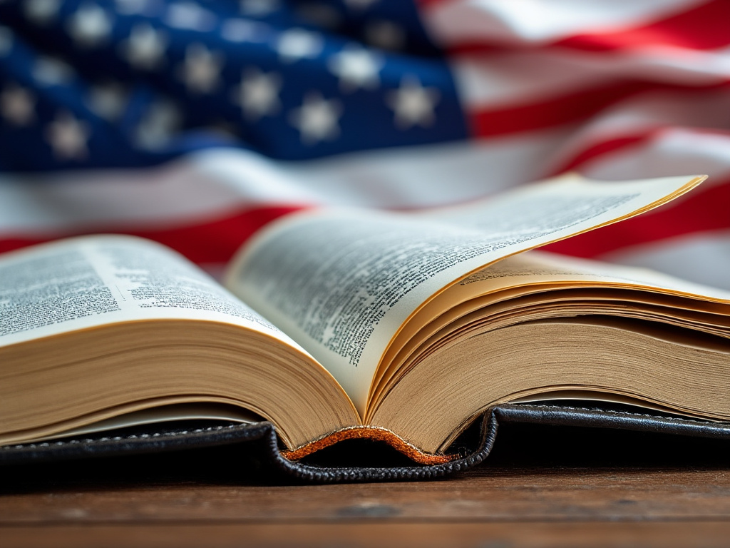 Usa Open Bible Cover
